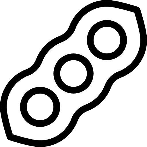 Soy food and restaurant seed soy icon