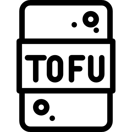 Tofu chinese vegan vegetarian icon