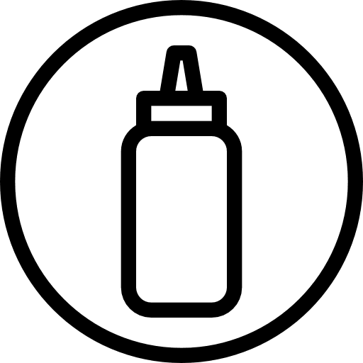 Mustard food and restaurant mustard ketchup icon