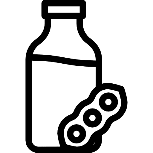 Soy milk drink soy milk food icon