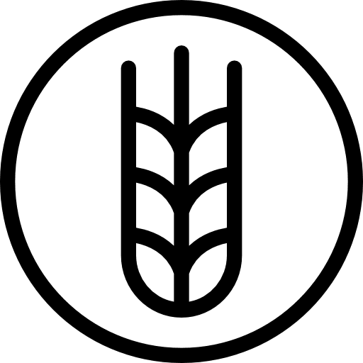 Wheat food and restaurant nature wheat plant icon