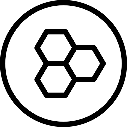 Honey honeycomb organic honey icon