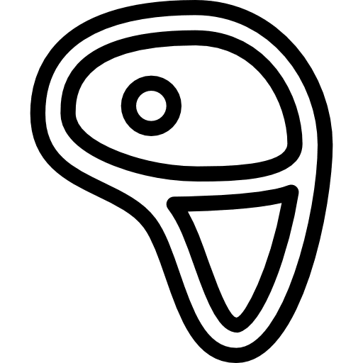 Meat steak meat grilled icon