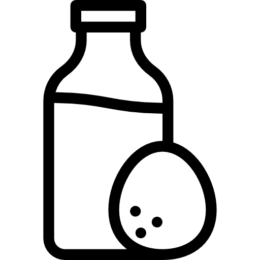 Milk coffee shop food drink icon