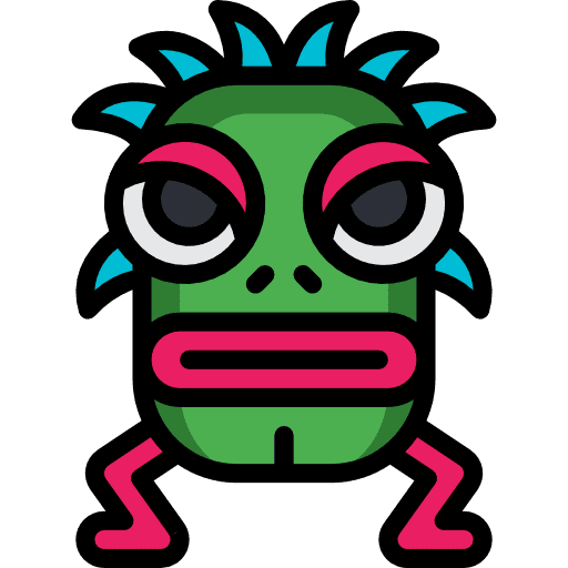 Monster spooky avatar terror icon