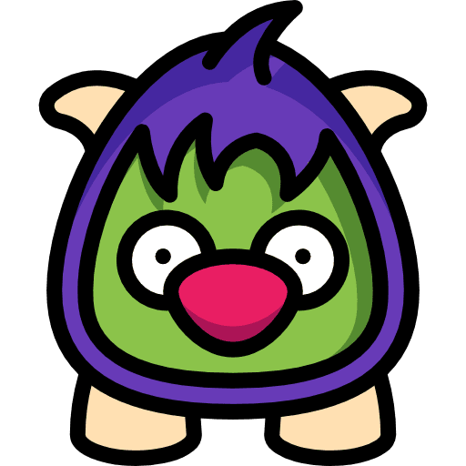 Monster monster spooky terror icon