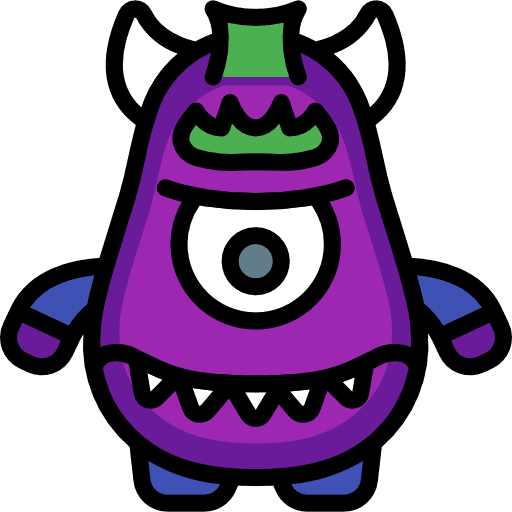 Monster spooky avatar terror icon