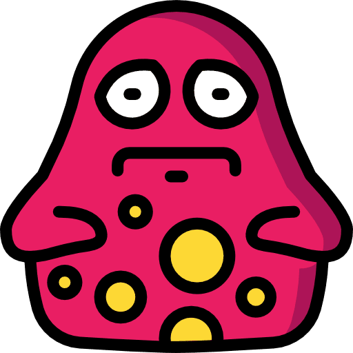 Monster spooky horror monster icon