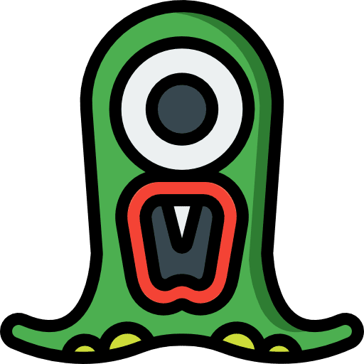 Monster terror fear squid icon