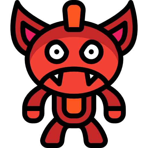 Monster spooky avatar terror icon