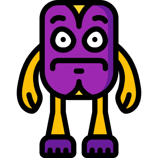 Monster terror monster horror icon