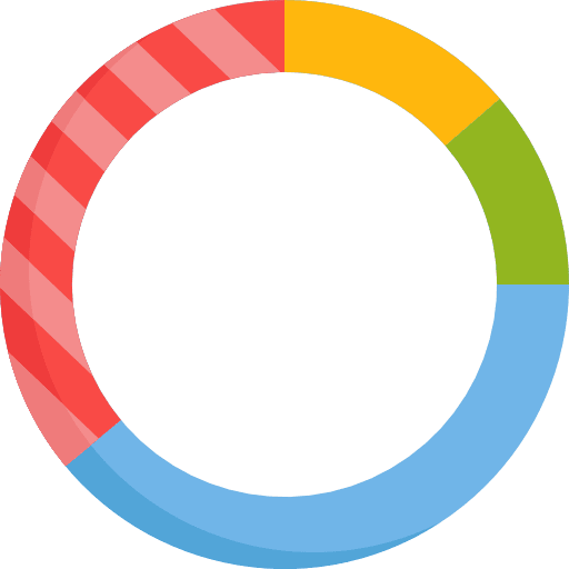 Graphic chart pie chart stats business icon