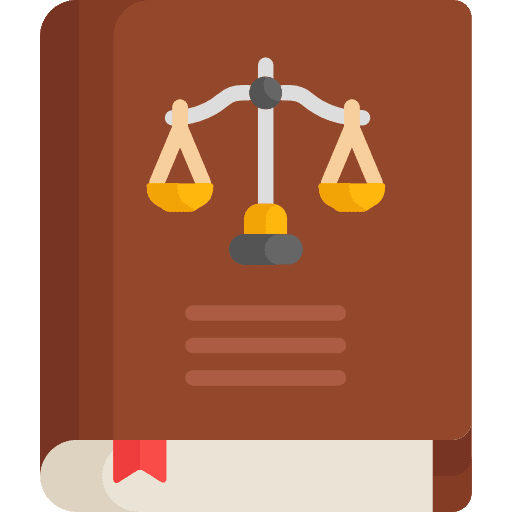 Law book bible oath law icon