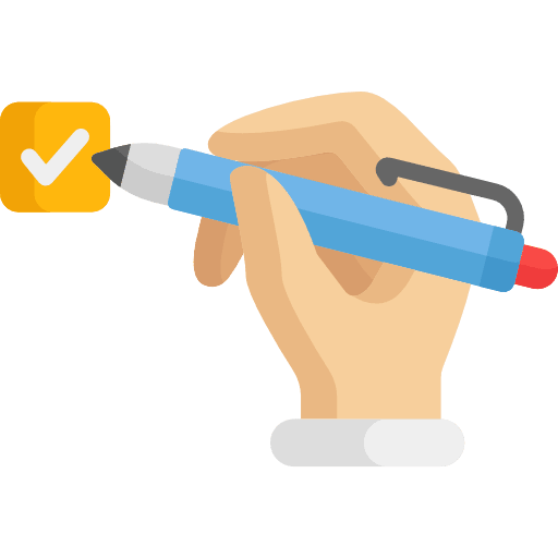 Vote ballot check miscellaneous icon