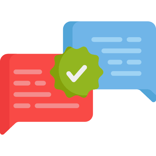 Chat conversation communications speech bubble icon