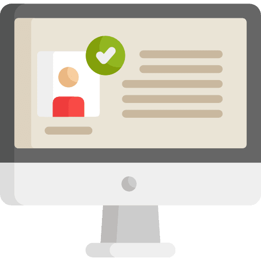 Monitor social avatar monitor icon