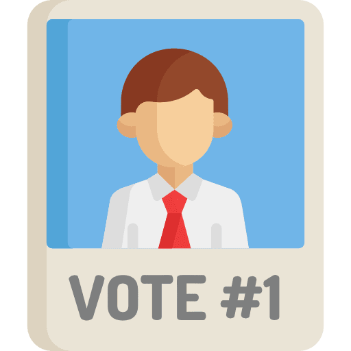 Candidate profession politician professions and jobs icon