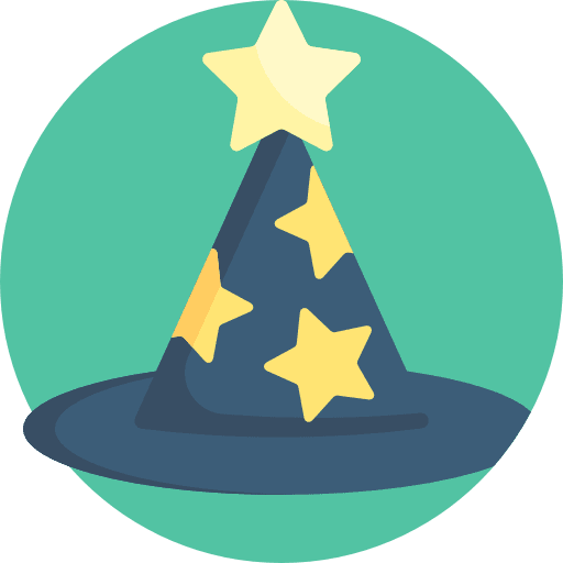 Magician hat magic miscellaneous hat icon