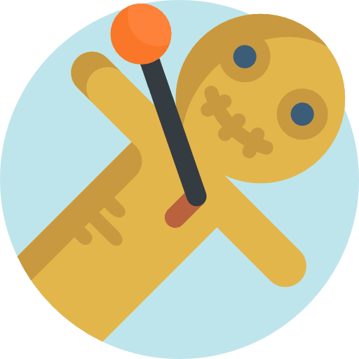 Voodoo doll voodoo doll curse terror icon