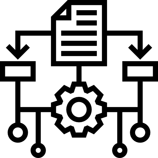 Algorithm data network coding icon