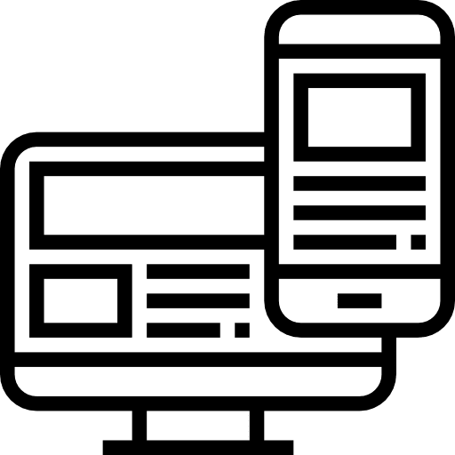 Responsive communications ui digital platform icon