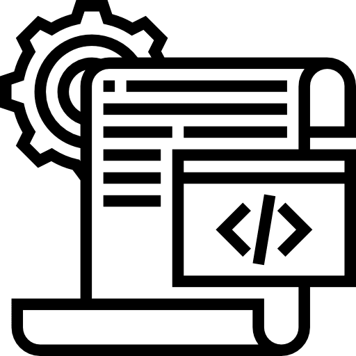 Script application gear programming icon