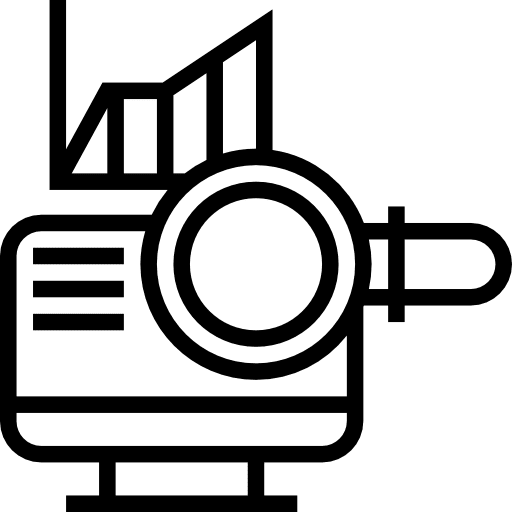 Analysis magnifier ui chart icon