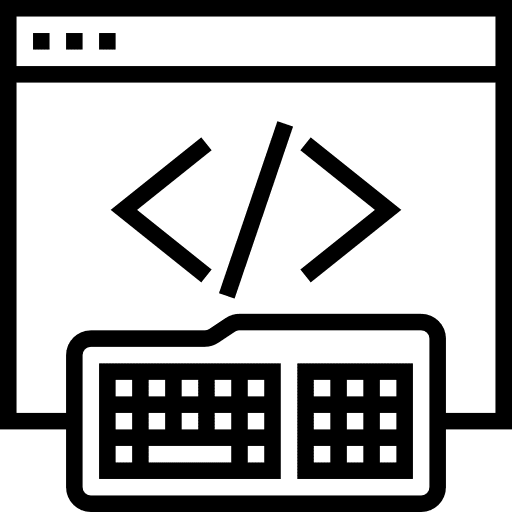 Code website code application icon