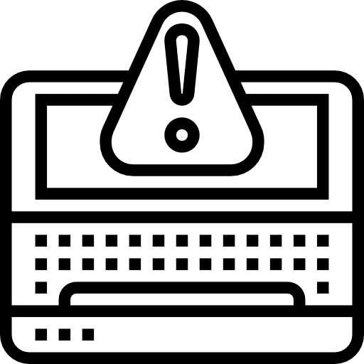 Error notice notebook warning icon