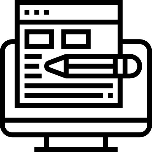 Web design coding oracle data integrator screen icon