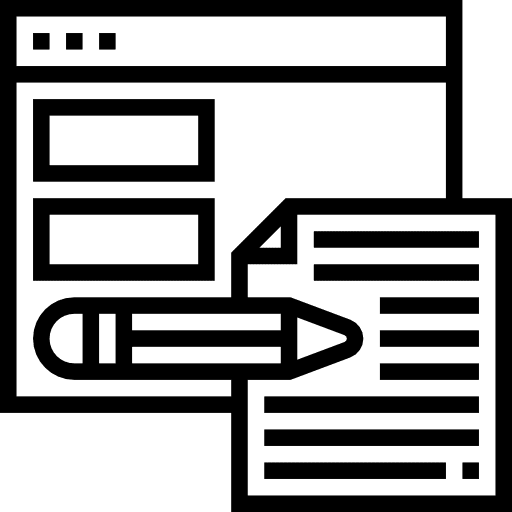 Website file webpage working icon