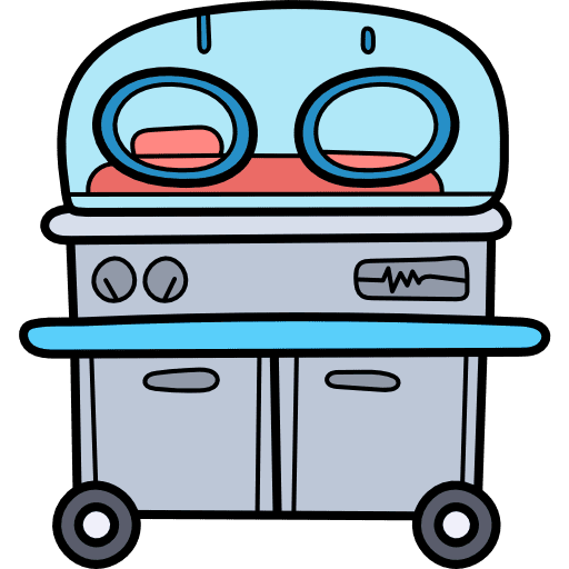 Incubator incubator healthcare and medical hospital icon