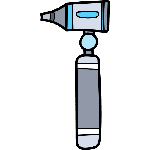 Otoscope health care healthcare and medical hospital icon