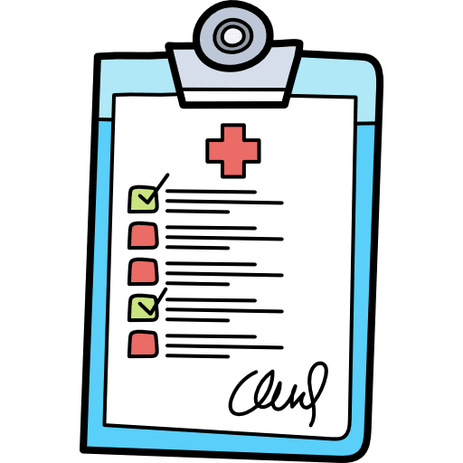 Report report medical history healthcare and medical icon