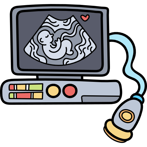 Ultrasound medical medical instrument electronics icon