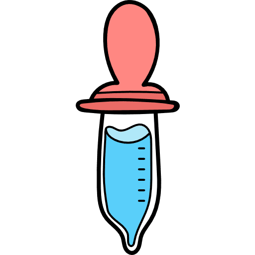 Dropper laboratory science volumetric icon