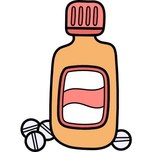 Pills healthcare and medical pills medicine icon