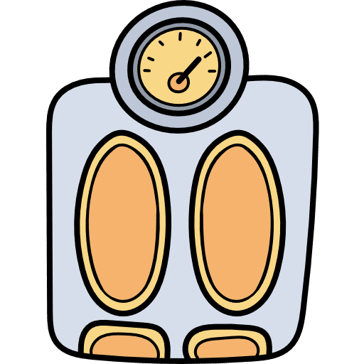 Scale weighing scale body scale weigh scale icon