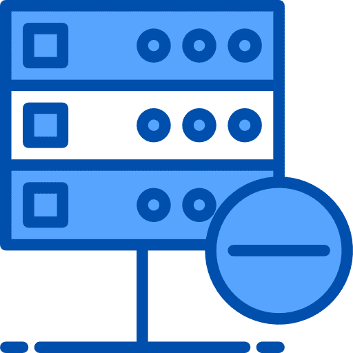 Database cloud computing symbol computing icon