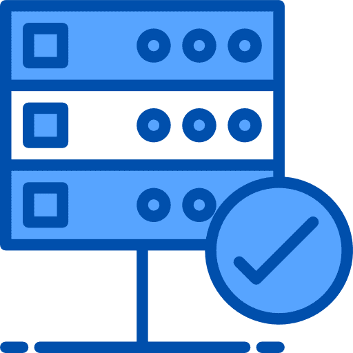 Database database verification data quality icon