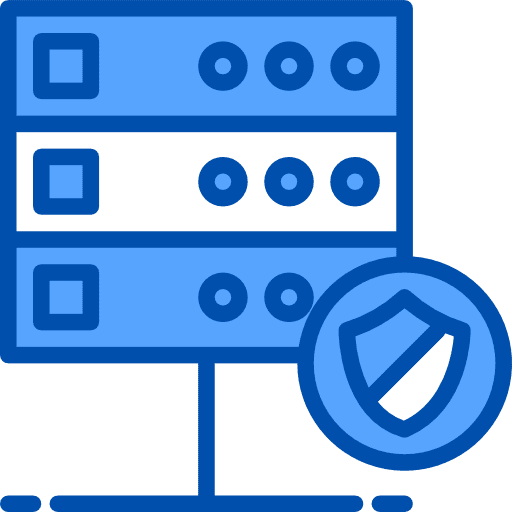 Database security computing ui icon