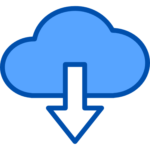 Download multimedia option download interface icon