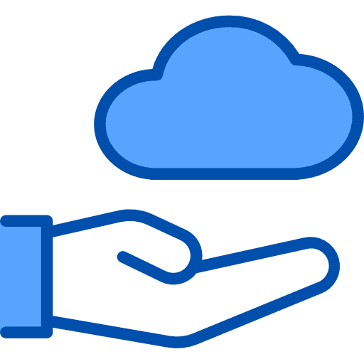 Keep hand server hands and gestures icon