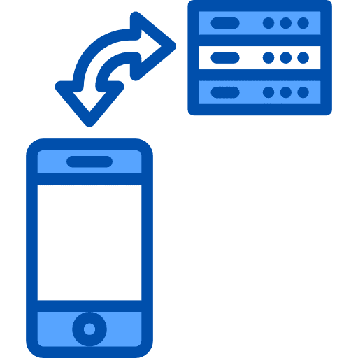 Transfer storage data storage transfer icon