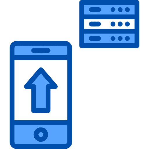Upload communications electronics upload icon