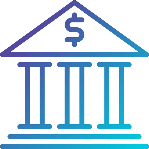 Bank bank account business dollar symbol icon