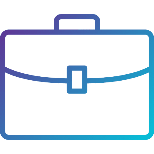 Briefcase business bag portfolio icon