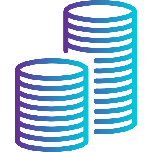 Coins cash coins business and finance icon