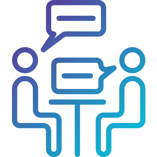 Conversation users men advisory icon