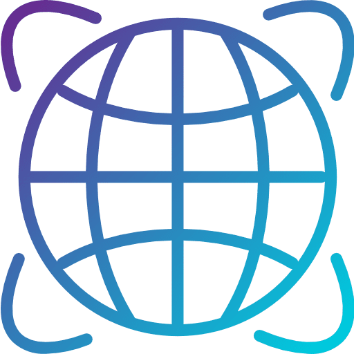 Globe grid worldwide multimedia globe grid icon
